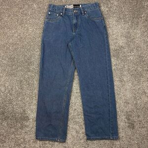 Vintage Y2K Levi's SilverTab Jeans Women 27x26 Dark Wash Wide Leg Baggy Straight